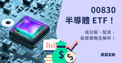 國泰00830成分股有哪些？費城半導體股票、ETF多少配息、淨值計算 .
